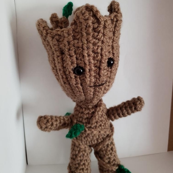 Hand Crafted Other - Hand Made Groot Inspired Amigurumi